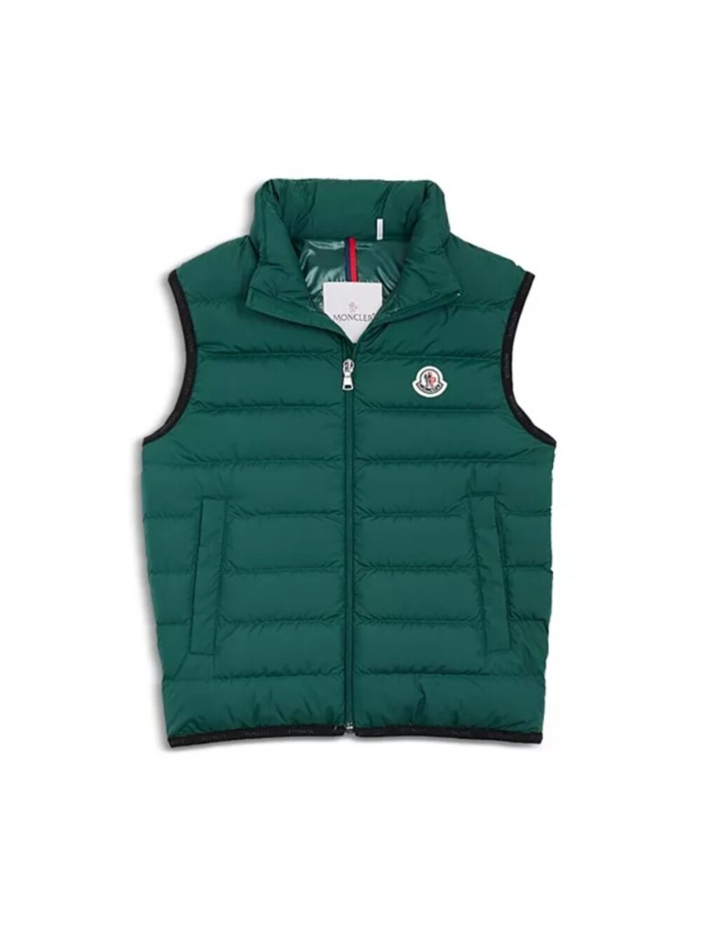 NEW Moncler - 14A Contrin Down Puffer Vest Jacket Kids Green $600